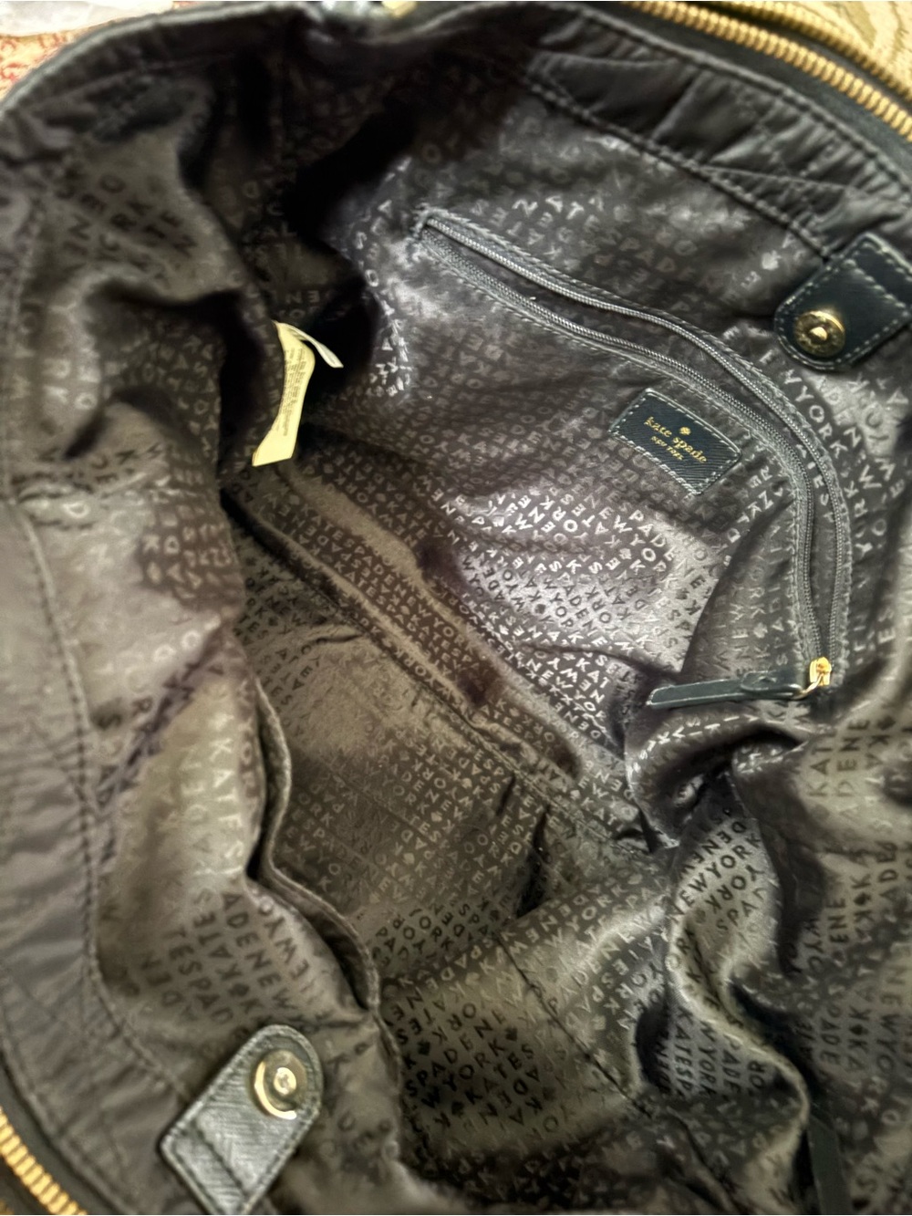 kate spade Black Quilted Tote - Picture 7 of 8